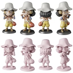 One Piece STL Files - Luffy Zoro Nami Sanji - Pirate Crew 3D Print Models 3d model