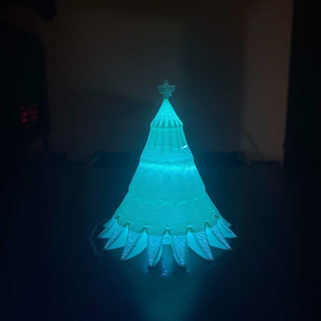 Small Pine Tree Lamp by 3esign.eth 3d model