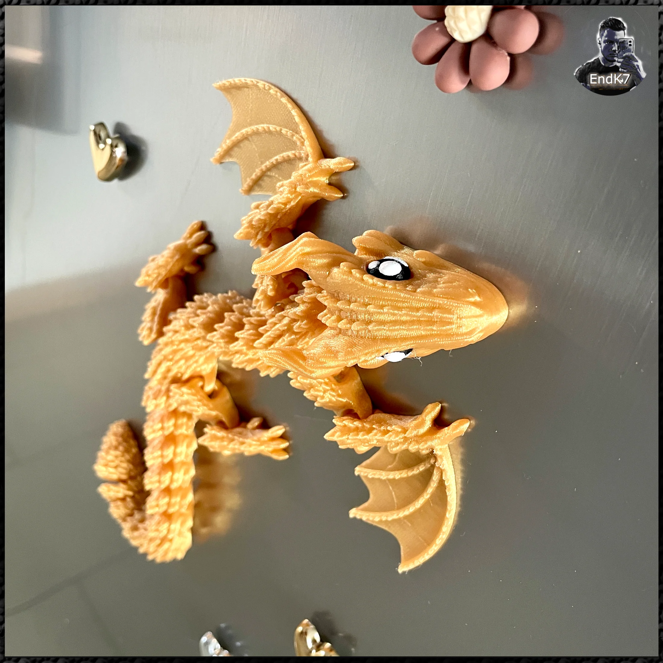 Glorious Wyvern - Articulated - Print in Place - magnetic 3d model