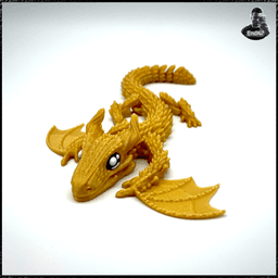 Glorious Wyvern - Articulated - Print in Place - magnetic 3d model