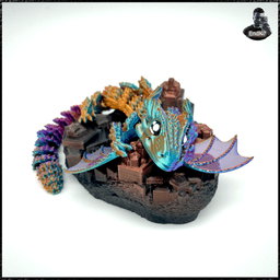 Glorious Wyvern - Articulated - Print in Place - magnetic 3d model