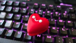 Cute Heart Clicker - Cherry MX Clicker 3d model