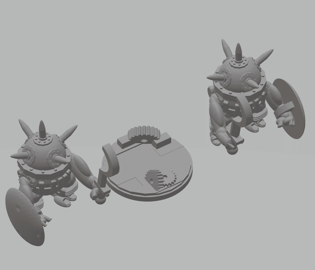 FHW: Zorblin Cult of the Flat Moon Sapper Melee Trooper 3d model