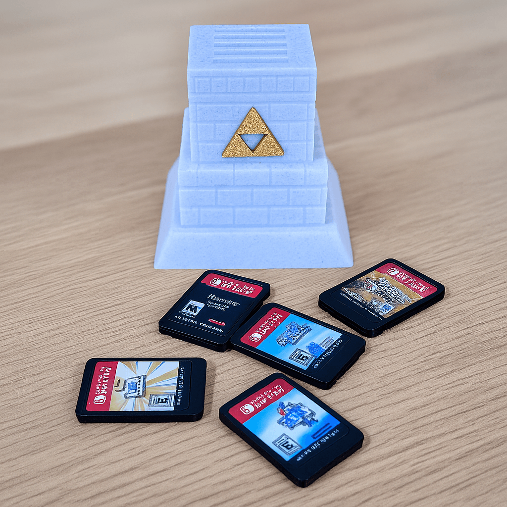 Zelda-Inspired Switch Game Tower 3d model