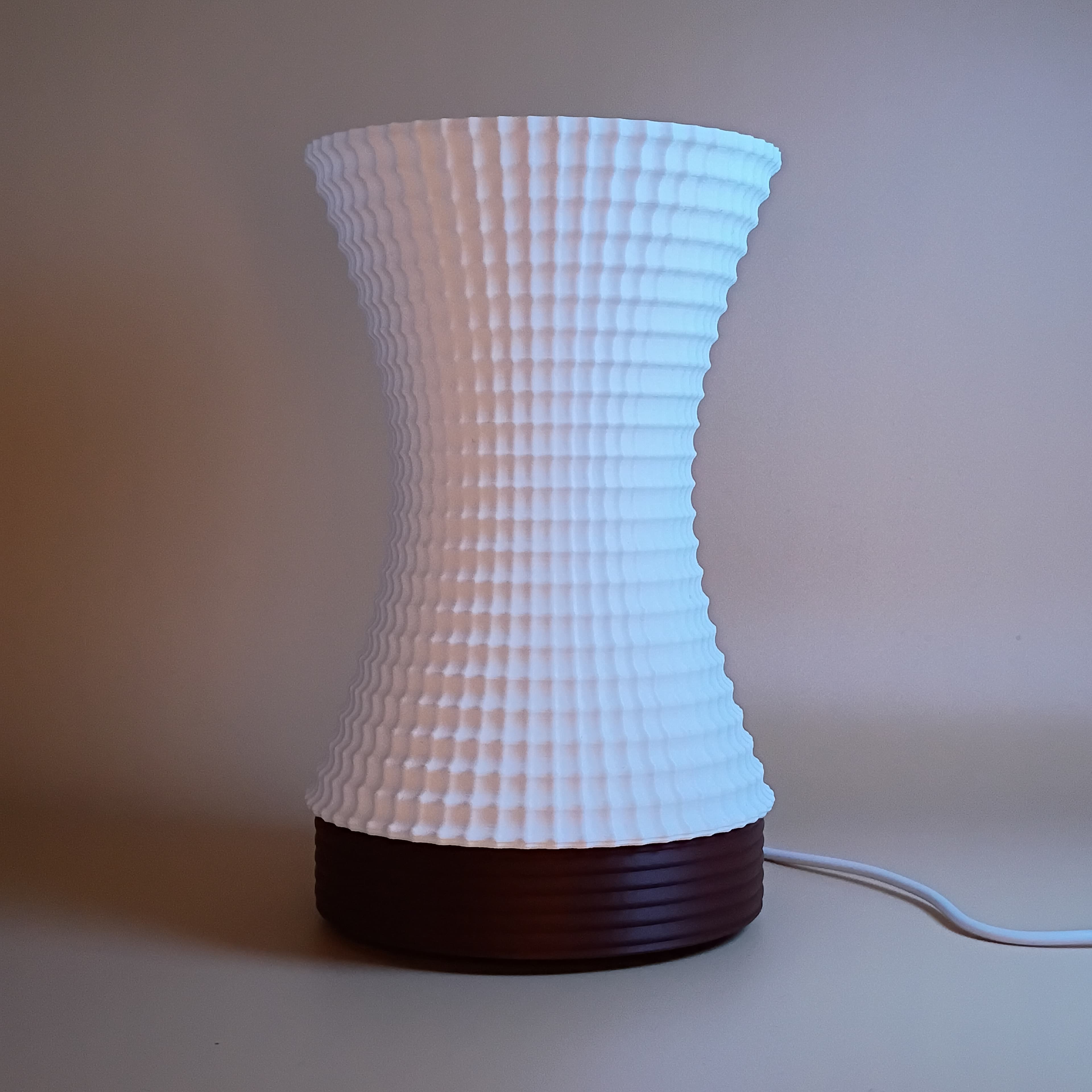 Waffle Pop Hourglass Lamp 3d model