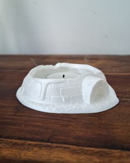 Igloo Tealight Candle Holder 3d model