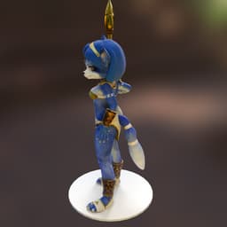 Fox Mage v2 3d model