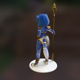 Fox Mage v2 3d model