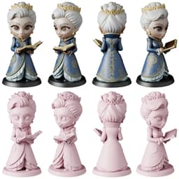 Wicked STL Files - Elphaba Glinda Fiyero - Musical Characters 3D Print Models 3d model