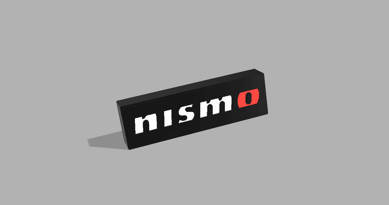 Nismo Led Sign 3d model