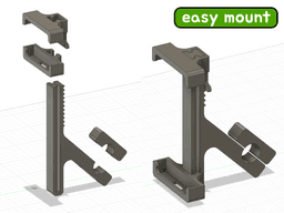 qRig B3 - Motorcycle & Bike Phone Mount Holder 3d model
