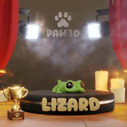 Flexi Baby Lizard 3d model