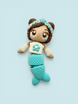 Kawaii (Cute) Spring Mermaids 3d model