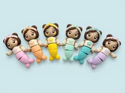 Kawaii (Cute) Spring Mermaids 3d model