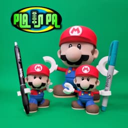 Articulating Toy Mini Mario multi part 3d model