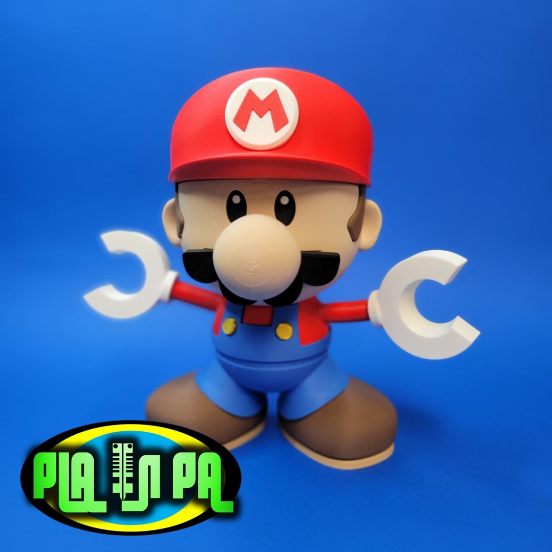 Articulating Toy Mini Mario multi part 3d model