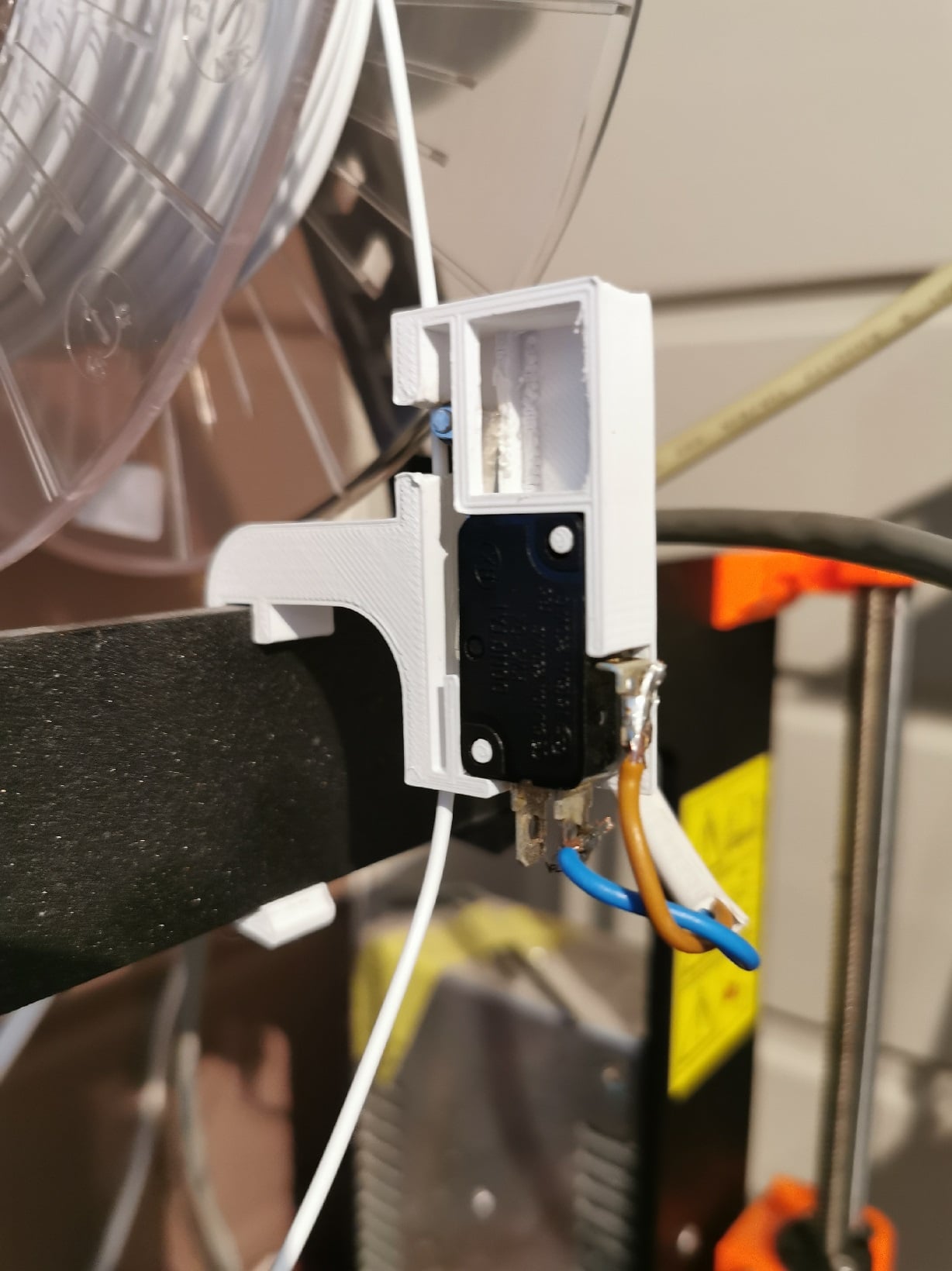 Filamentsensor for switch wheel 3d model