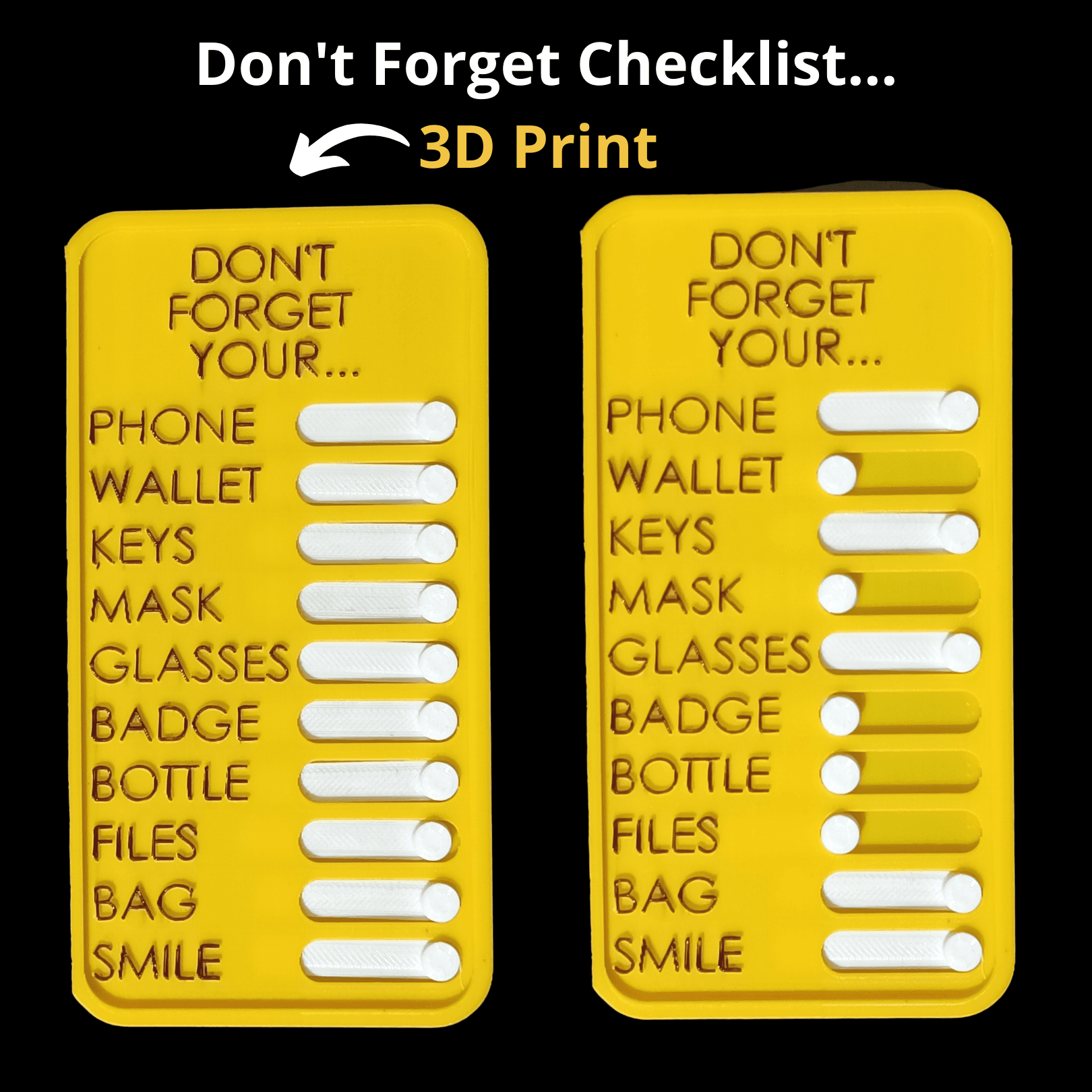 Daily Checklist 3d model