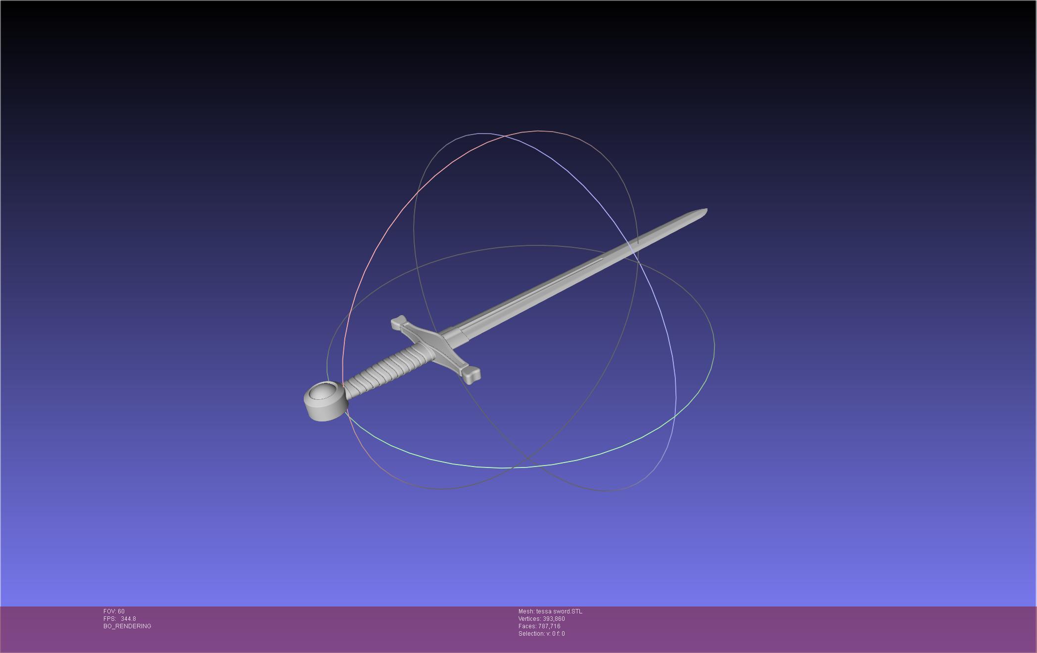 Murder Drones Tessa Sword Printable Assembly 3d model