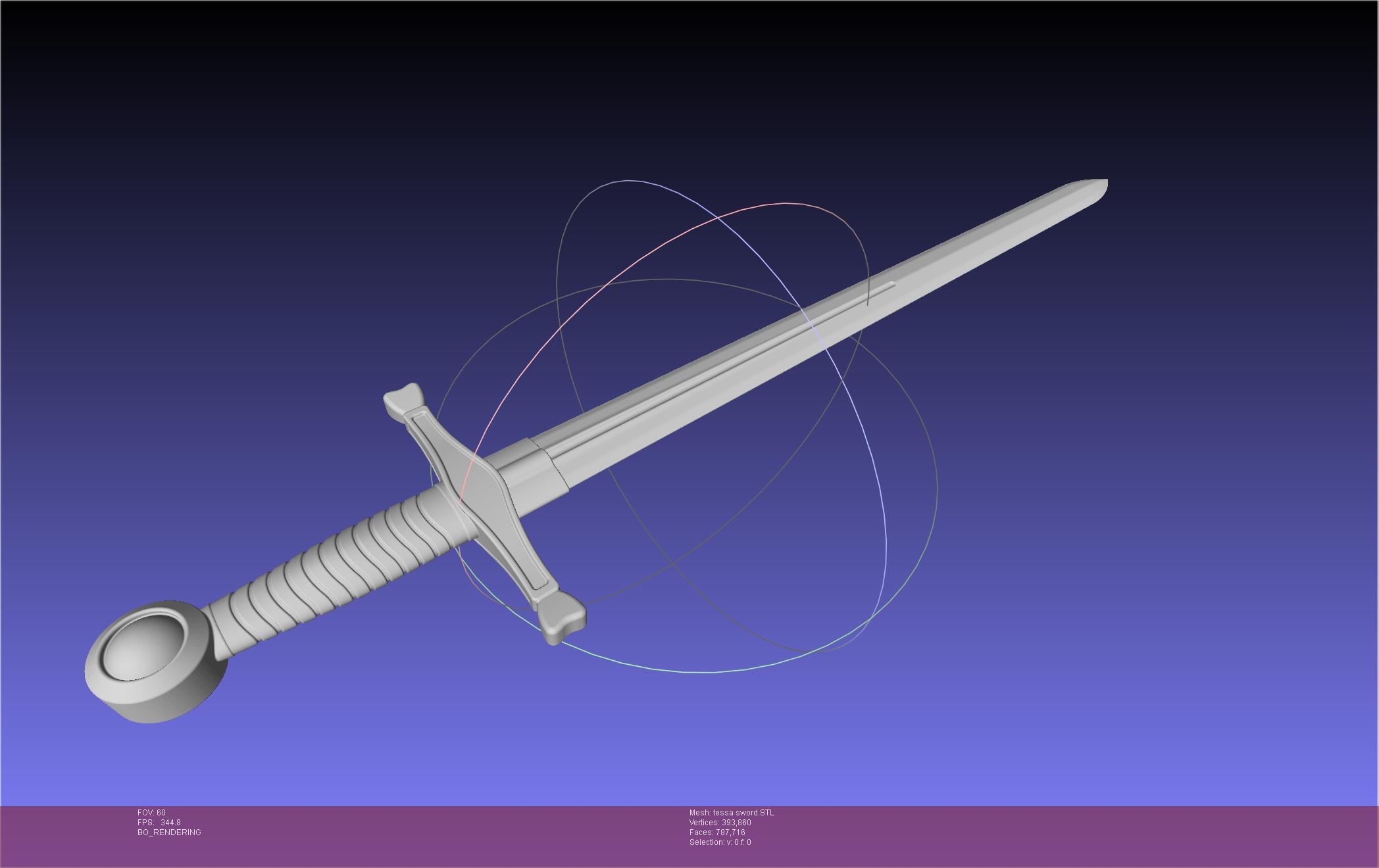 Murder Drones Tessa Sword Printable Assembly 3d model