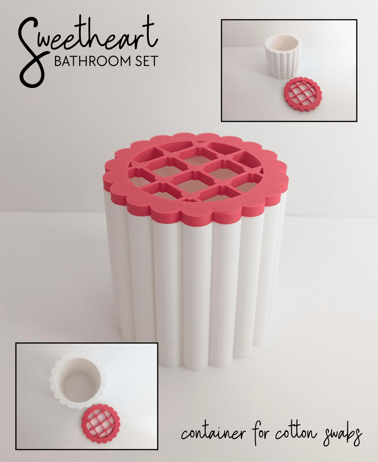 Sweetheart Bathroom Set 3d model