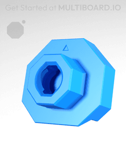 MP Bolt-Locked Insert - Slide-On Multipoint Mount 3d model
