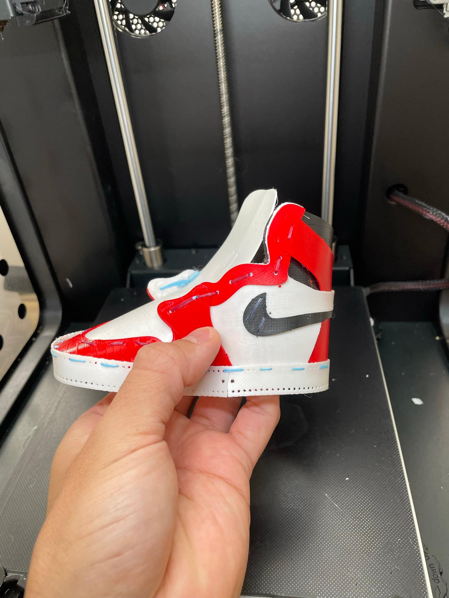 Nike Air Jordan For Flexible filament - Need Help! 3d model
