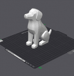 Dog Statue STL | Minimalist Dog | Puppy figurine 3d model