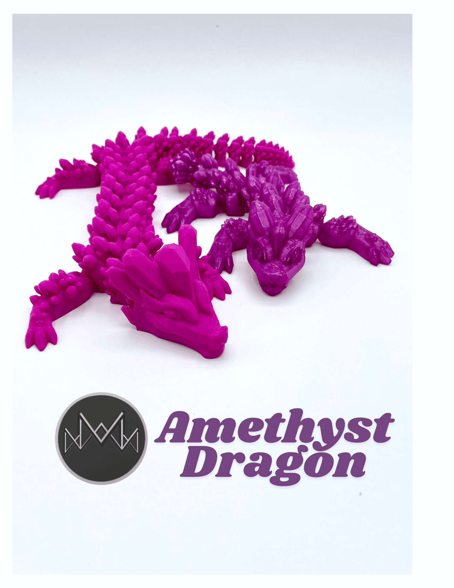 Beauty! In Polymaker Panchroma Translucent Magenta & Printbed Purple Crystal PLA