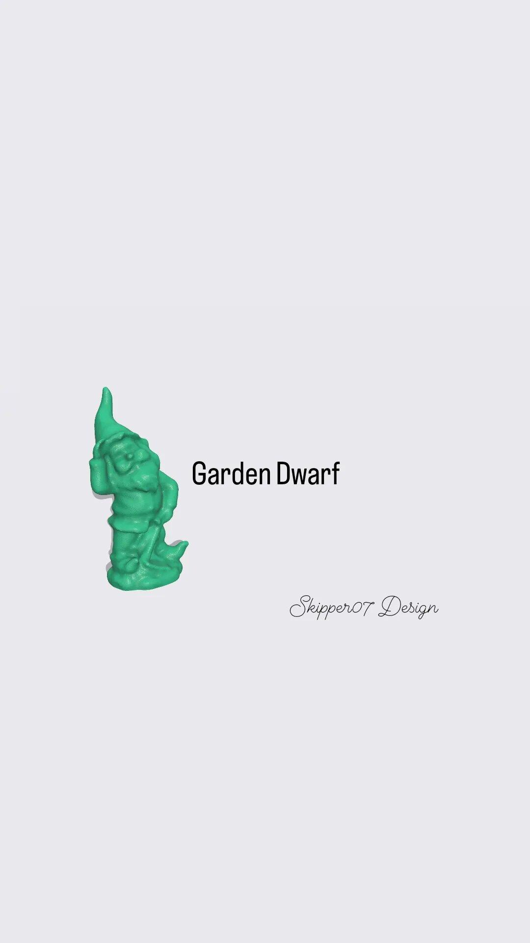 Garden Dwarf.stl 3d model