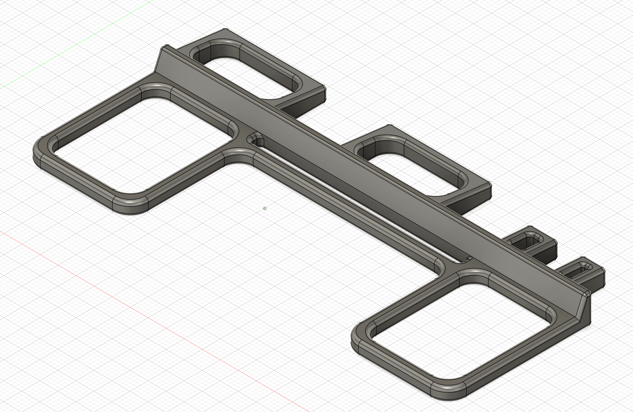 Desk Voip Phone (Poly VVX250) Replacement Foot 3d model