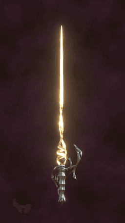 FANTASY INFERNAL RAPIER BALDURS GATE 3 3d model