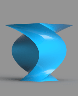 Twisted Abstract Vase 3d model