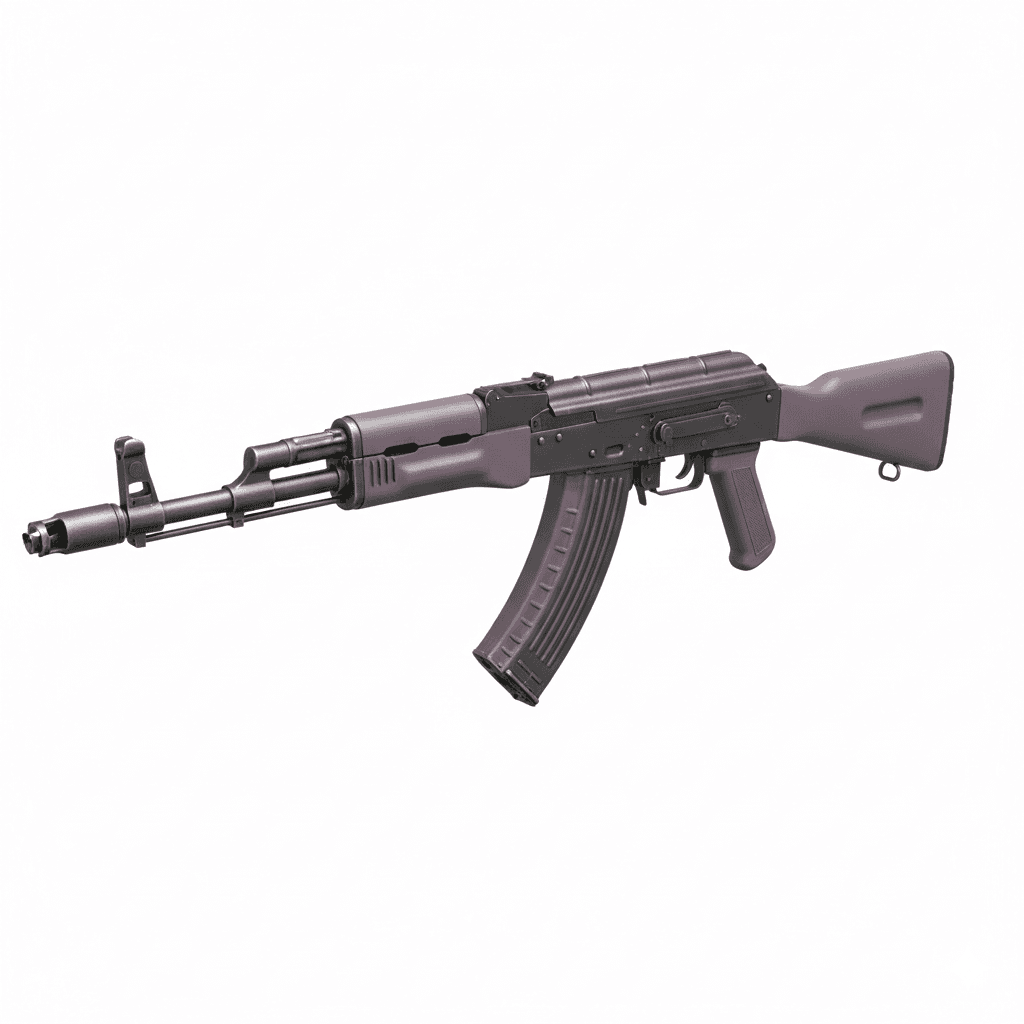 Gun AK 74 Tactical Battle Rifle 3d model