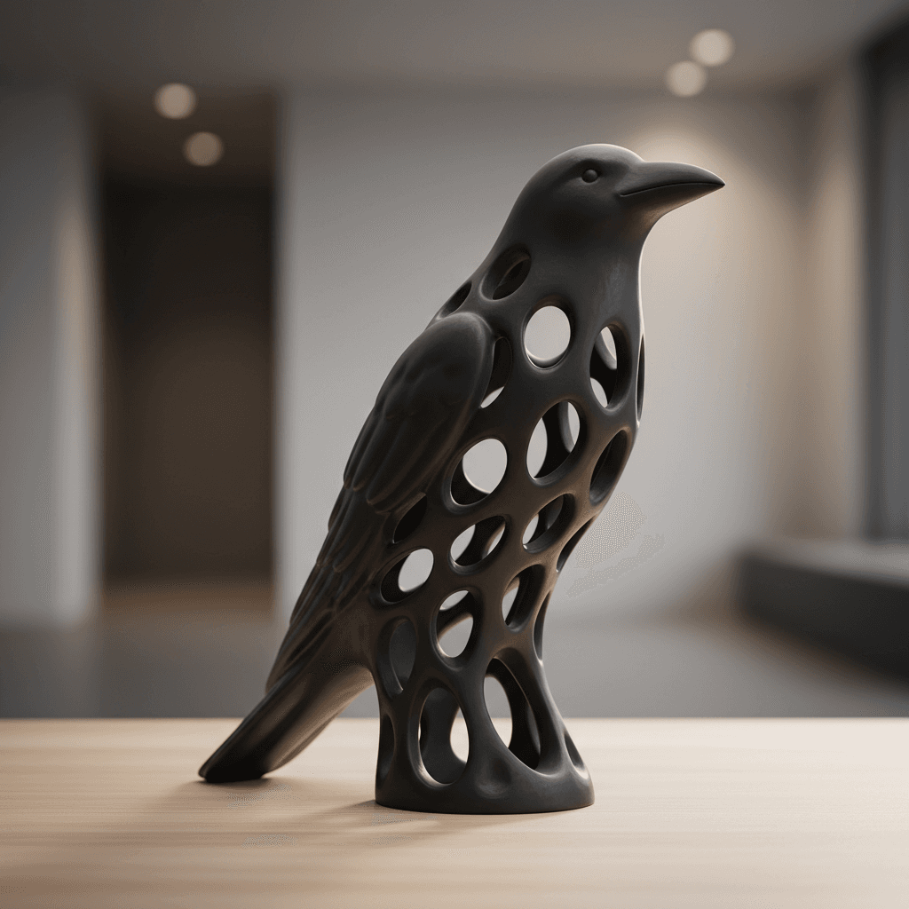 Artistic Creature Sculpture STL 3d model
