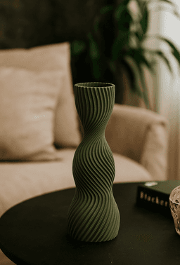 Twistwave Vase – Modern Spiral Design 3d model