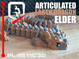 Elder Earth Dragon — The Rocky Sentinel 3d model