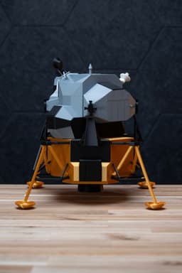 Lunar Lander - FREE Spacecraft Kit | No Supports, No AMS, No Glue 3d model