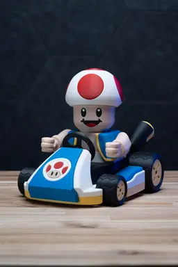 Standard Kart - Multiple Styles - Super Mario Bros Kit | No Supports, No AMS, No Glue 3d model