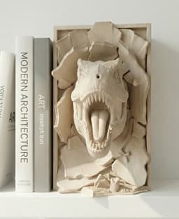 T-Rex Book Nook Insert 3d model