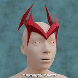Red Witch Crown Marvel Rivals 3d model