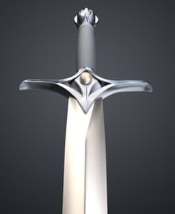 Galadriel Sword and Scabbard – Rings of Power 3d model
