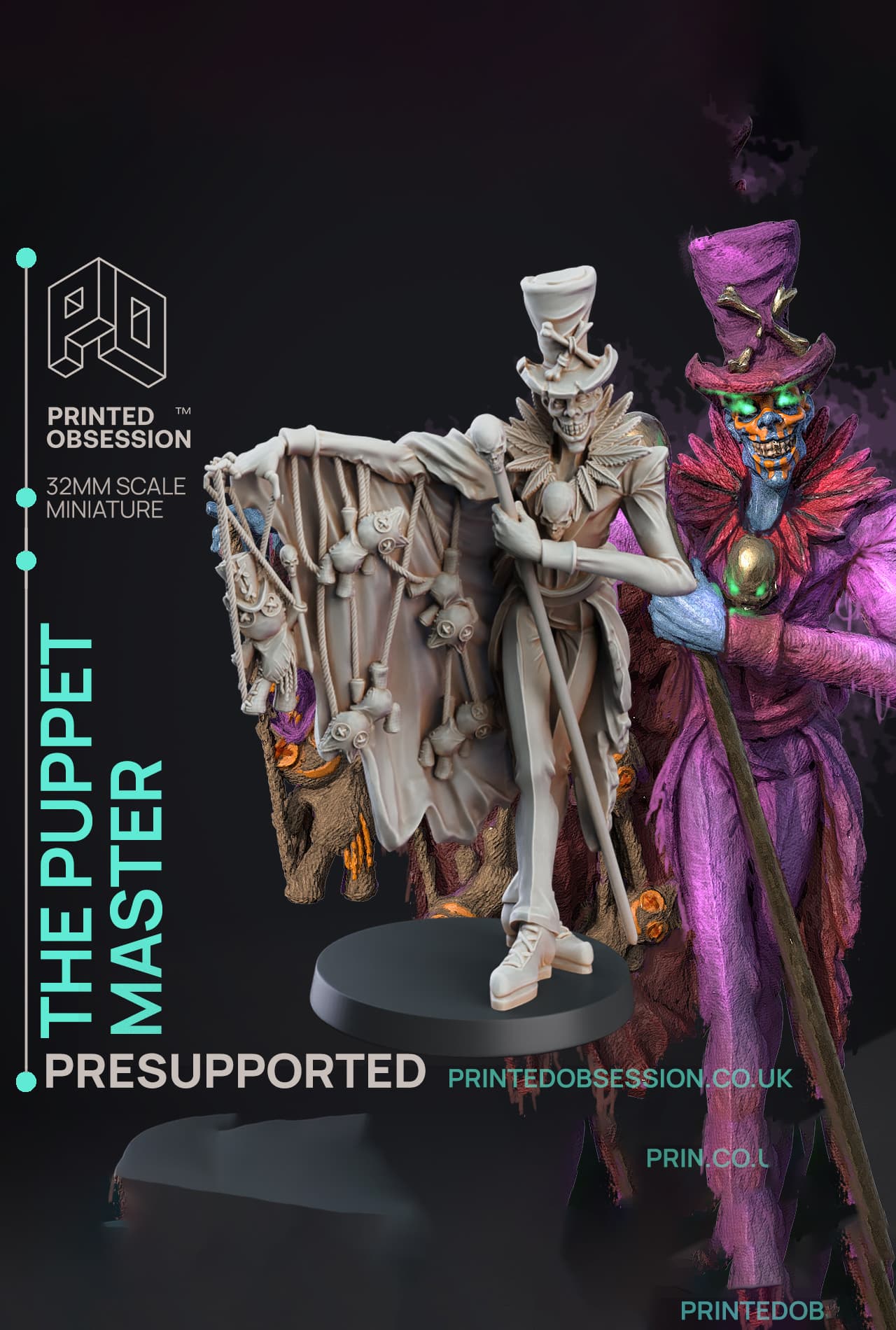 Puppet Master - Puppet Master Show - PRESUPPORTED - Illustrated and Stats - 32mm scale 3d model