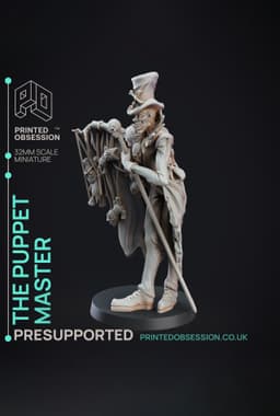 Puppet Master - Puppet Master Show - PRESUPPORTED - Illustrated and Stats - 32mm scale 3d model