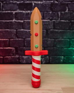 Candy Cane Dagger – Dagger Kit (No AMS, No Support, No Glue) 3d model