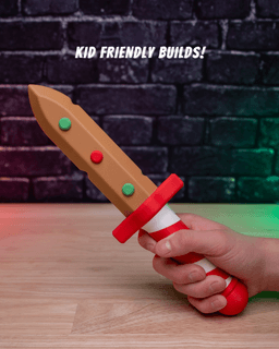 Candy Cane Dagger – Dagger Kit (No AMS, No Support, No Glue) 3d model
