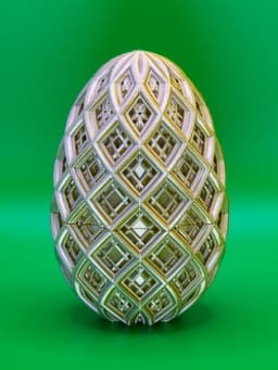 Lattice Easter Egg 2024 3d model