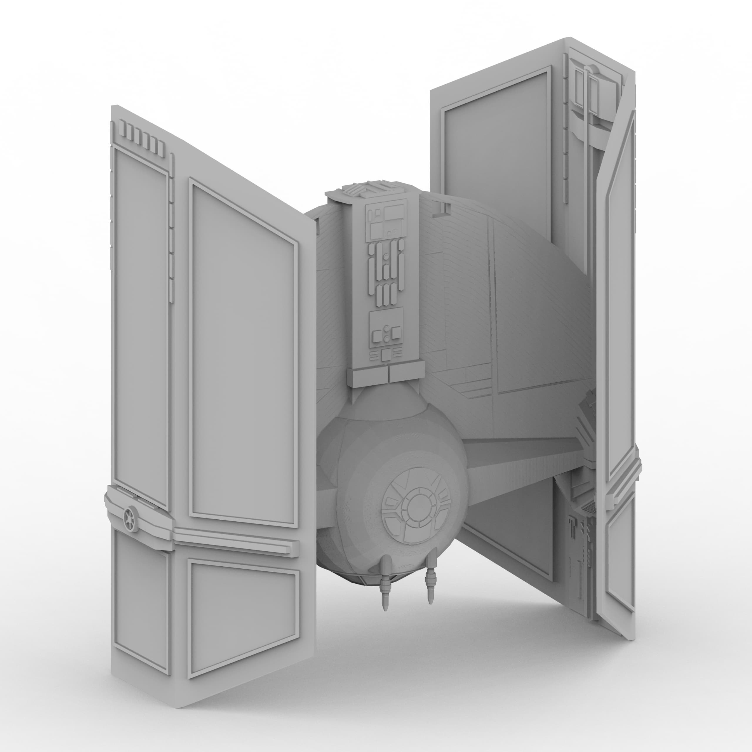 StarWars TIE Advanced 3d model