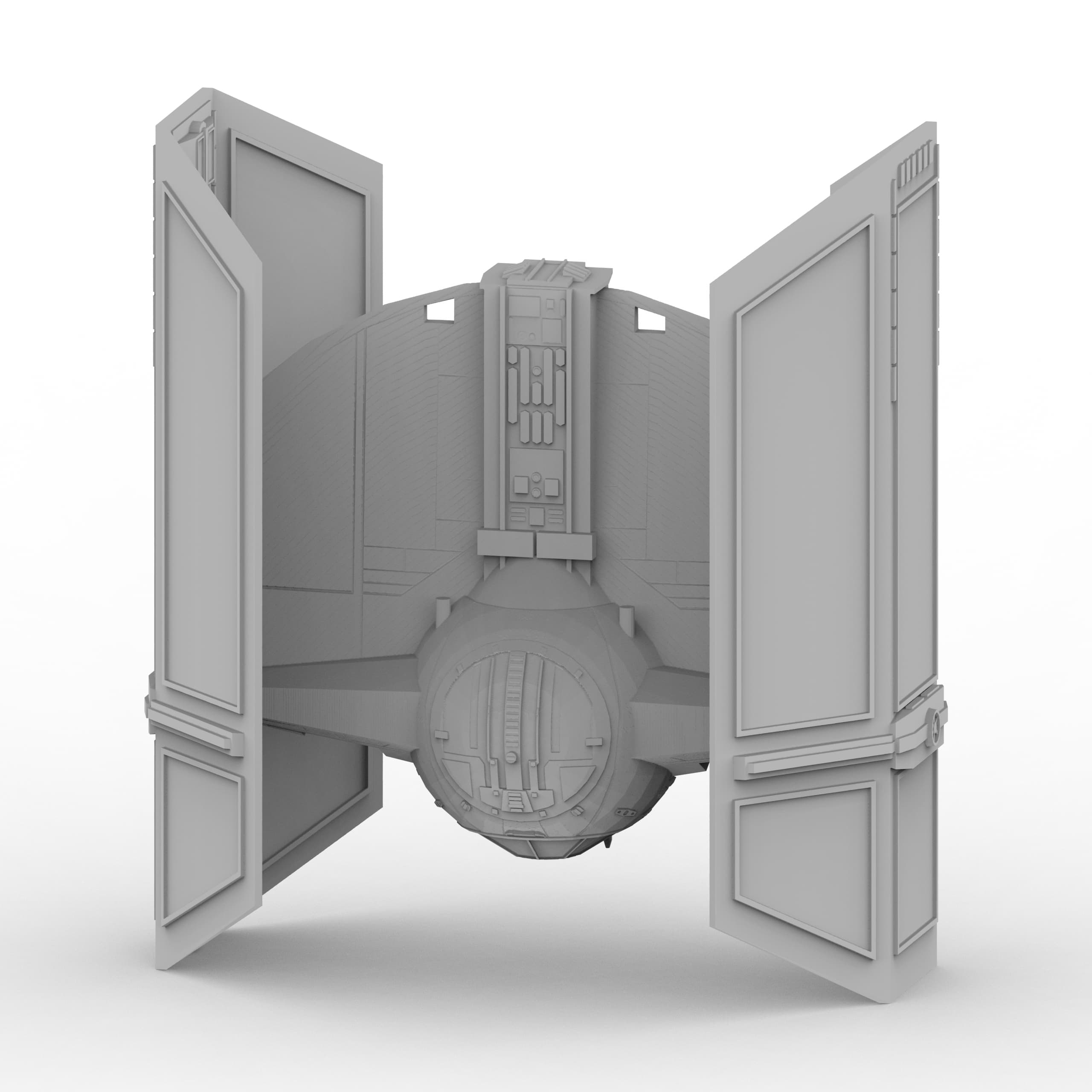 StarWars TIE Advanced 3d model