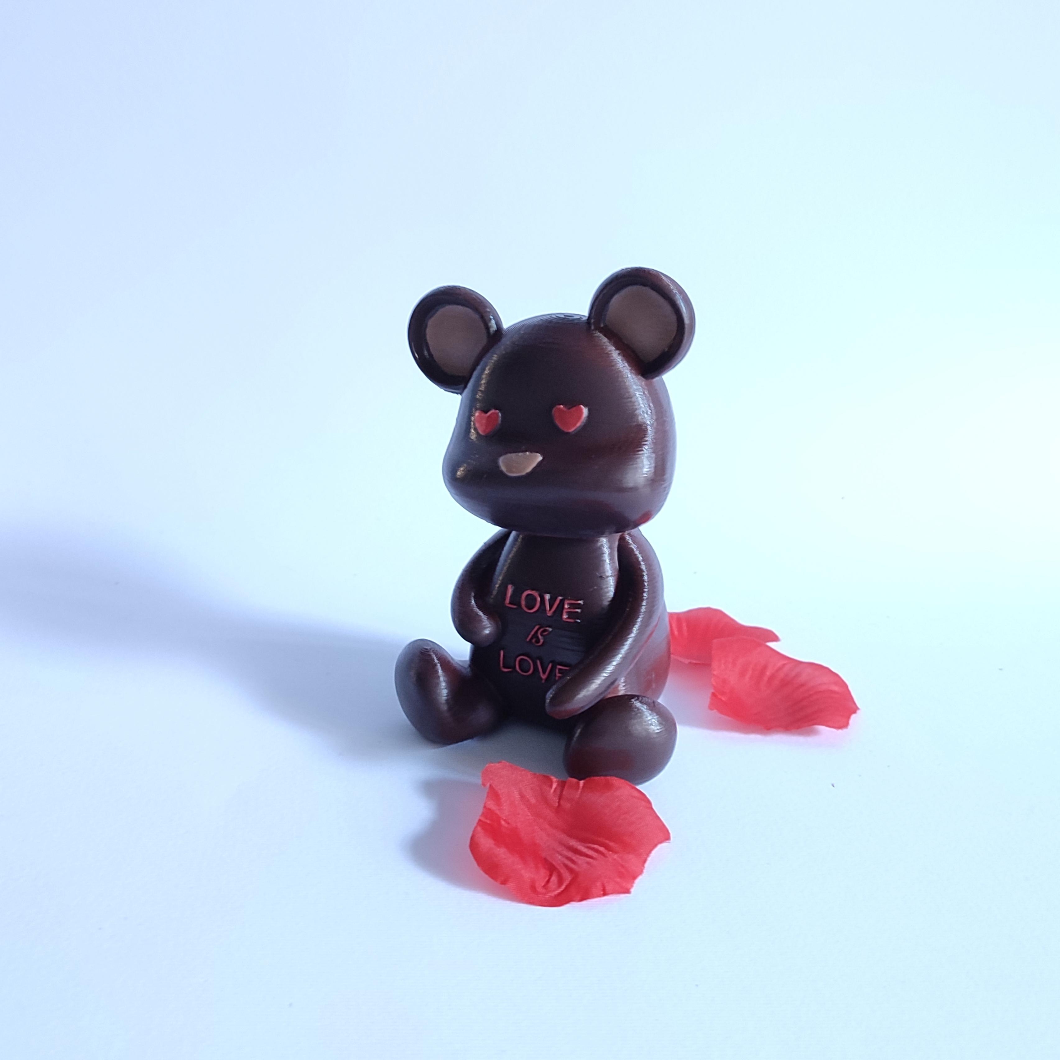 Bear Love is Love 3d model